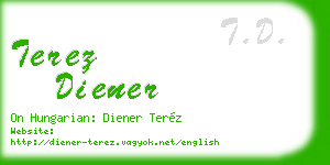 terez diener business card